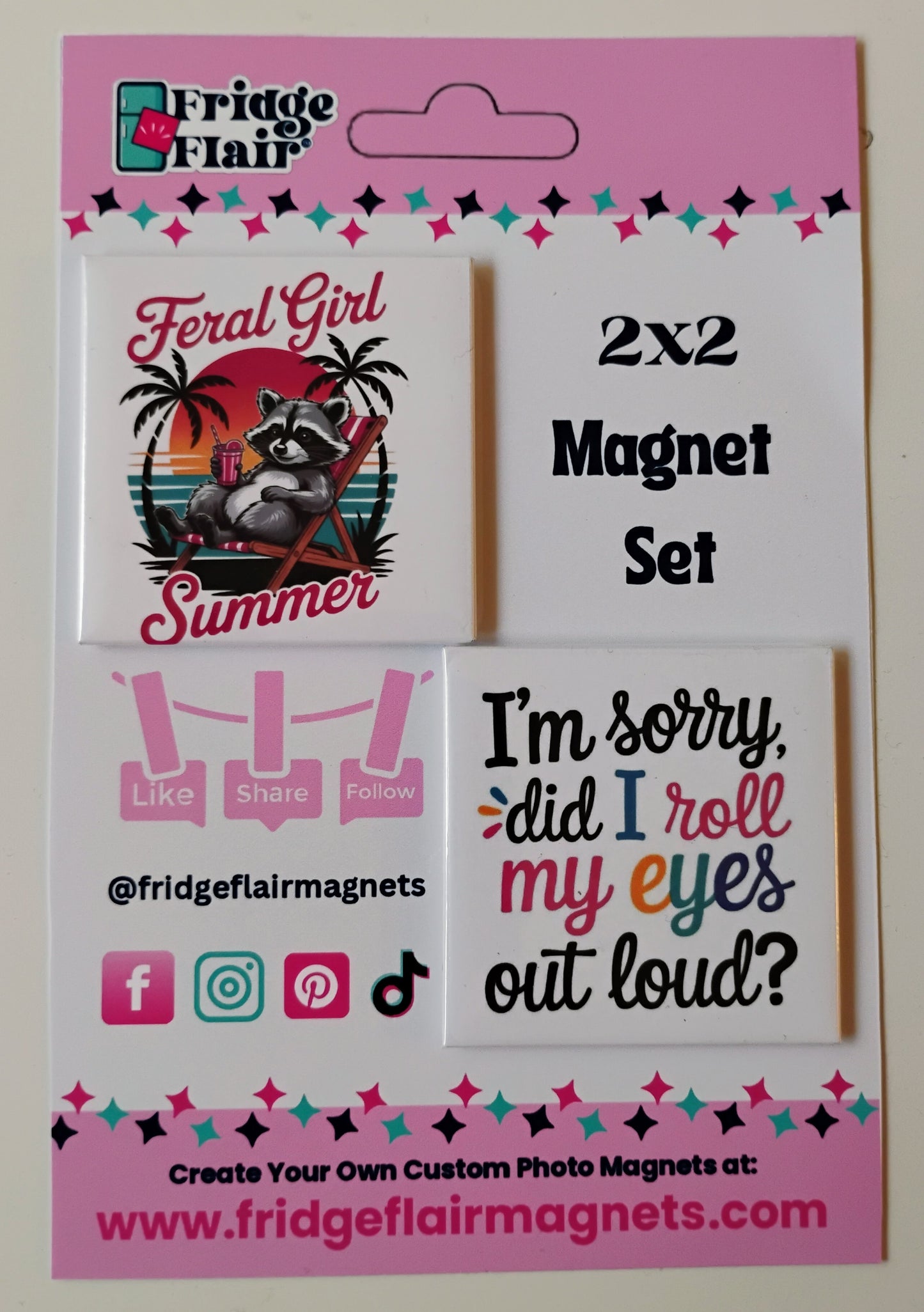 Summer Girl Magnet Pack