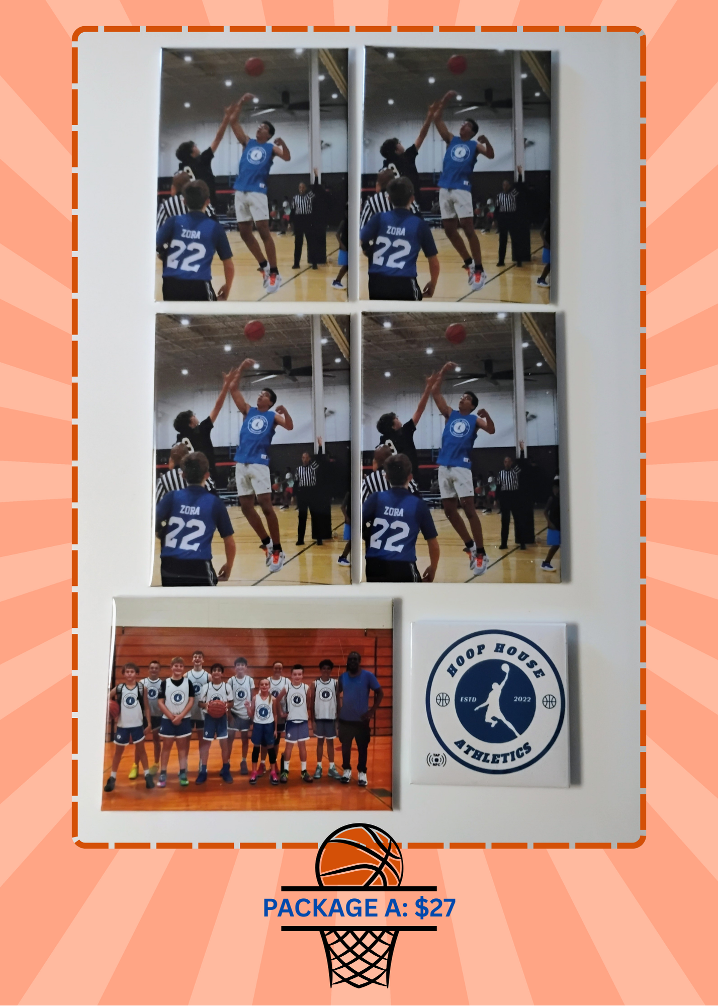 Package A | Sports Photo Magnet Pack