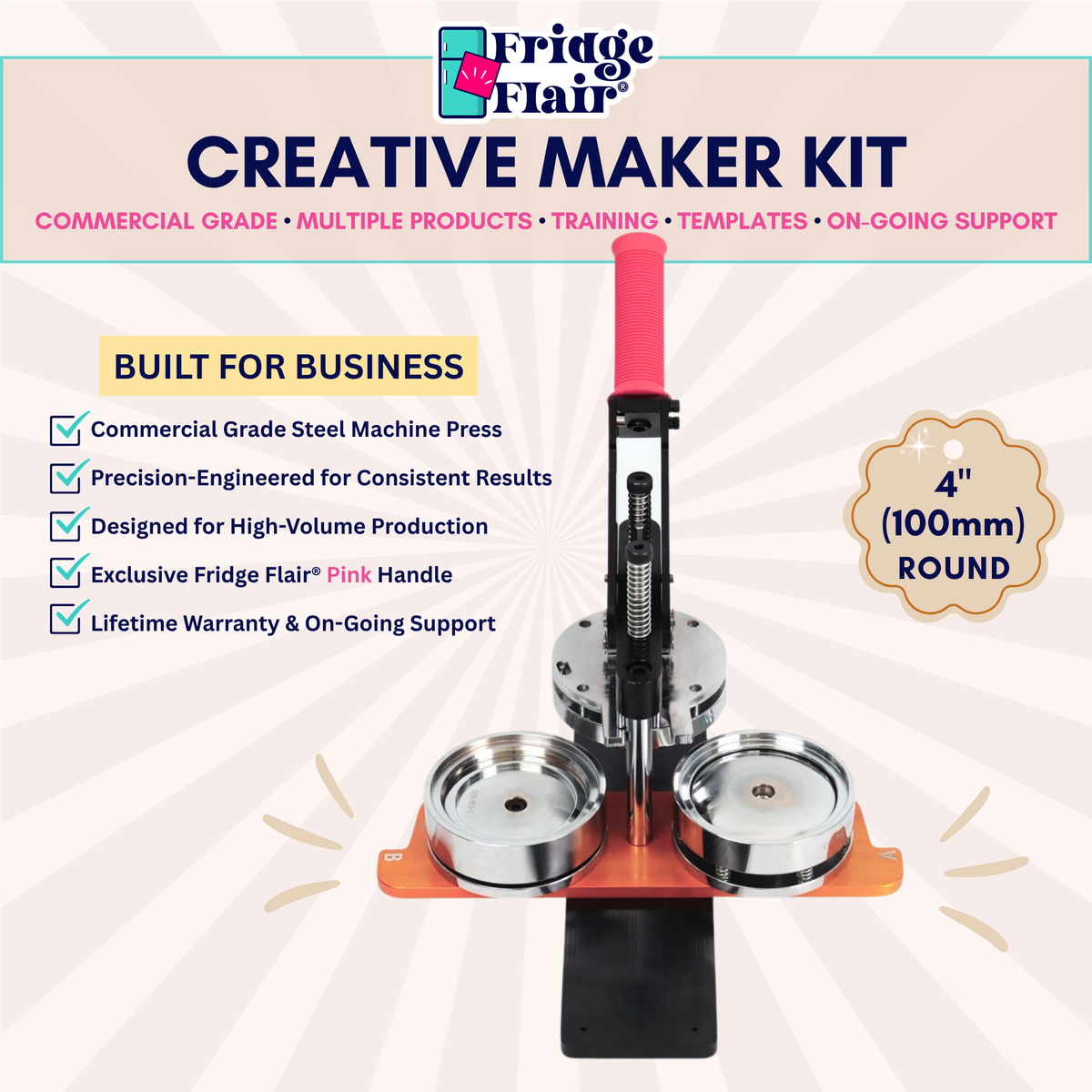 4" (100mm) Round Creative Maker Kit