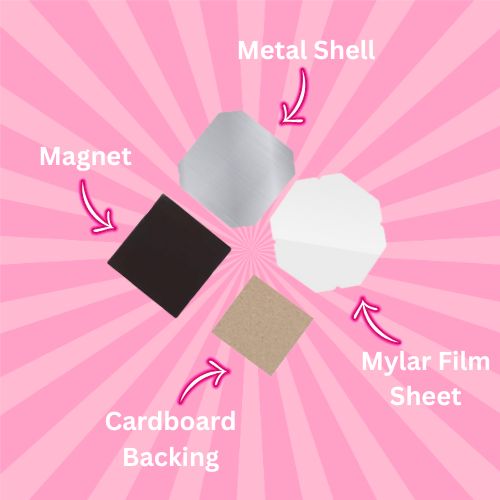 FRIDGE FLAIR™ | 2"x2" (50mmx50mm) Magnet Making Machine Kit w/ BONUSES!