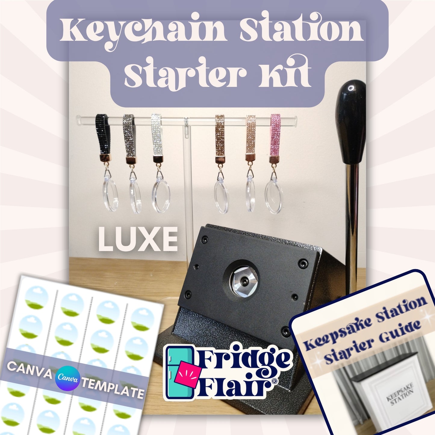 Luxe Keychain Station Kit