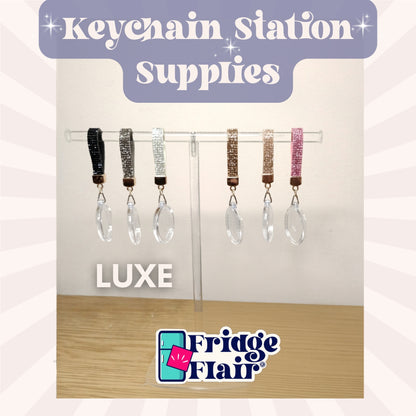 Luxe Keychain Station Supplies