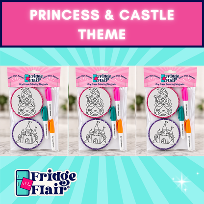 Dry Erase Coloring Magnets