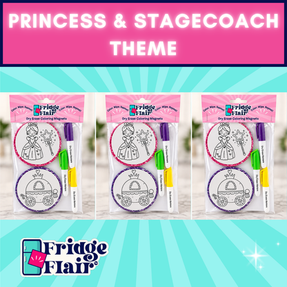 Dry Erase Coloring Magnets