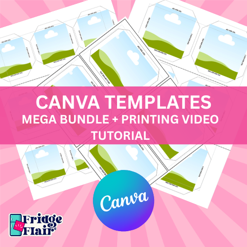 Canva Magnet Template Mega Bundle + Video Printing Tutorial