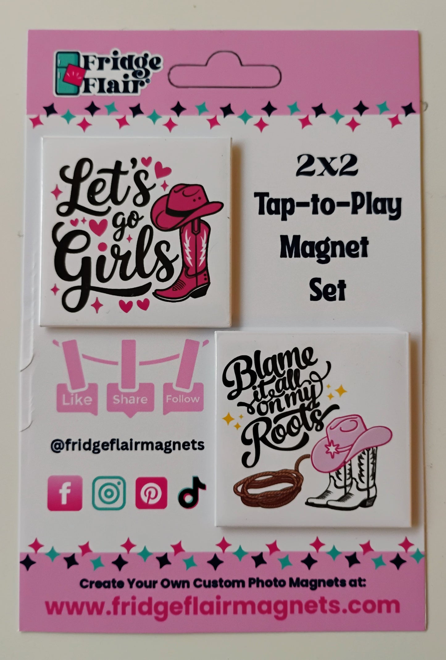 Country Girl Tap to Play NFC Magnet Pack