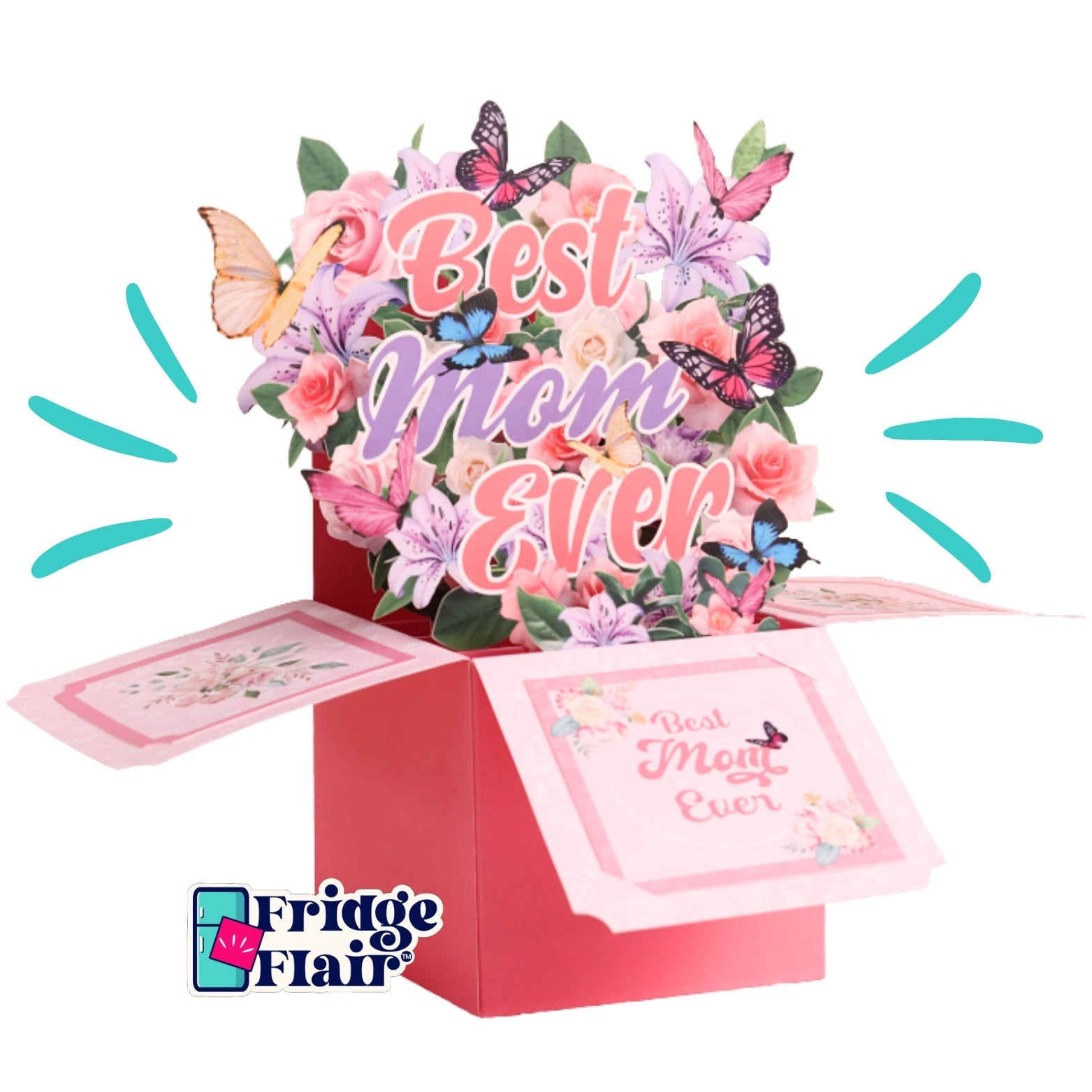Best Mom Ever Bouquet Card
