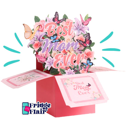 Best Mom Ever Bouquet Card