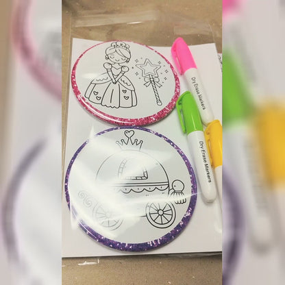 Dry Erase Coloring Magnets