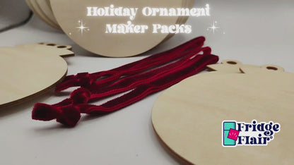 Premium 4" Holiday Ornament Maker Pack